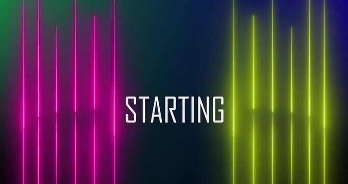4K Live Streaming Interface Animation with Digital Broadcast Overlay and Video Player UI