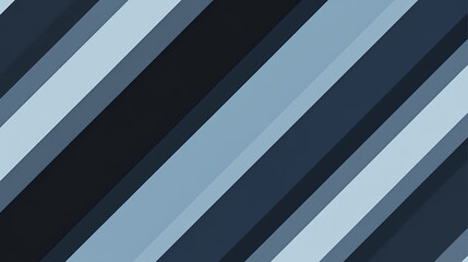 Obraz premium Diagonal Stripes of Blue and Dark Gray Hues.