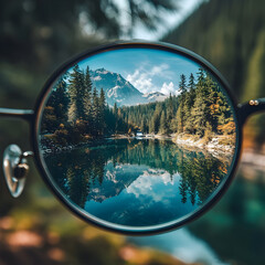 Tranquil Mountain Reflection