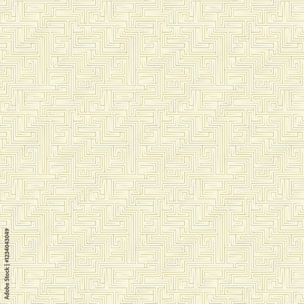 Poster vector seamless maze pattern