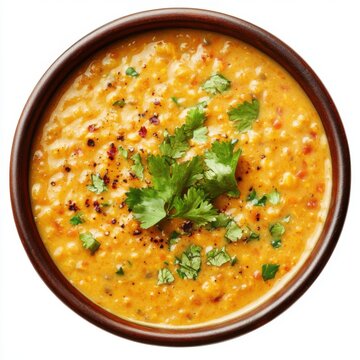 creamy lentil stew seasoned with turmeric cumin 