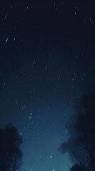 Fototapeta premium Acrylic paint of Night sky night outdoors nature.