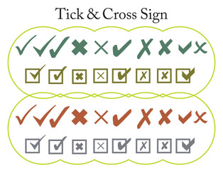 15 Tick and Cross Sign.eps