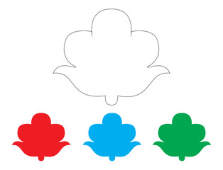 02 Cotton Vector Desing and outline.eps