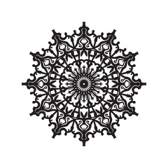 Collection mandala vector icon. Set of decorative mandala flowers. Decoration ornament tattoo mandala symbol. Vector illustration eps 10