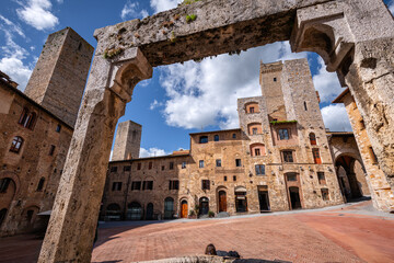Fototapeta premium San Gimignano, Tuscany, Italy
