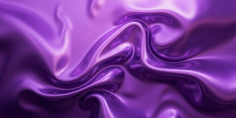 Obraz premium Velvety purple satin glistens, its deep, rich hues contrasting beautifully against lighter tones in this captivating close-up