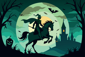 A halloween pumpkin lantern at night against a dark misty background plus a copy of the halloween lantern isolated against a transparent background to overlay onto an alternative background.