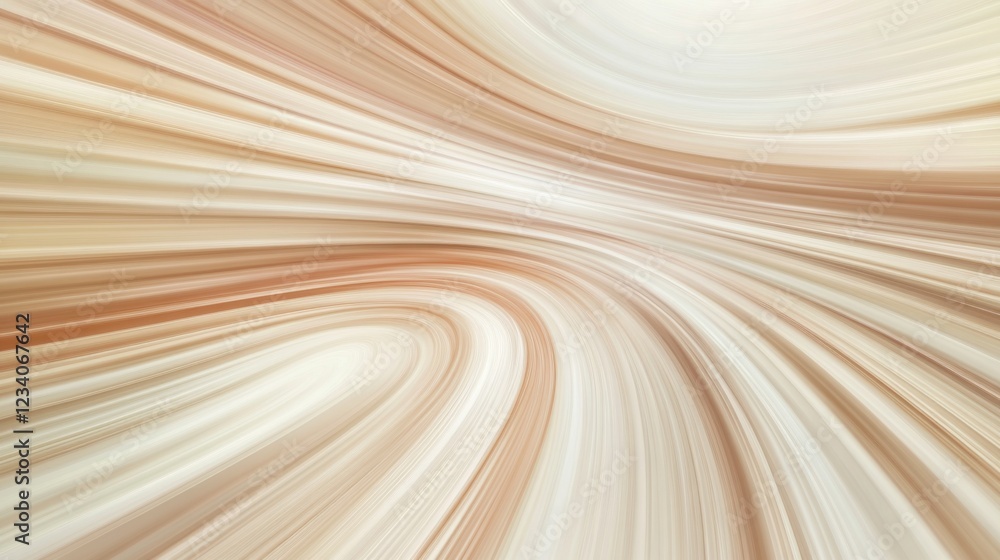 Poster abstract flowing lines in warm tones creating a sense of motion and tranquility (1)