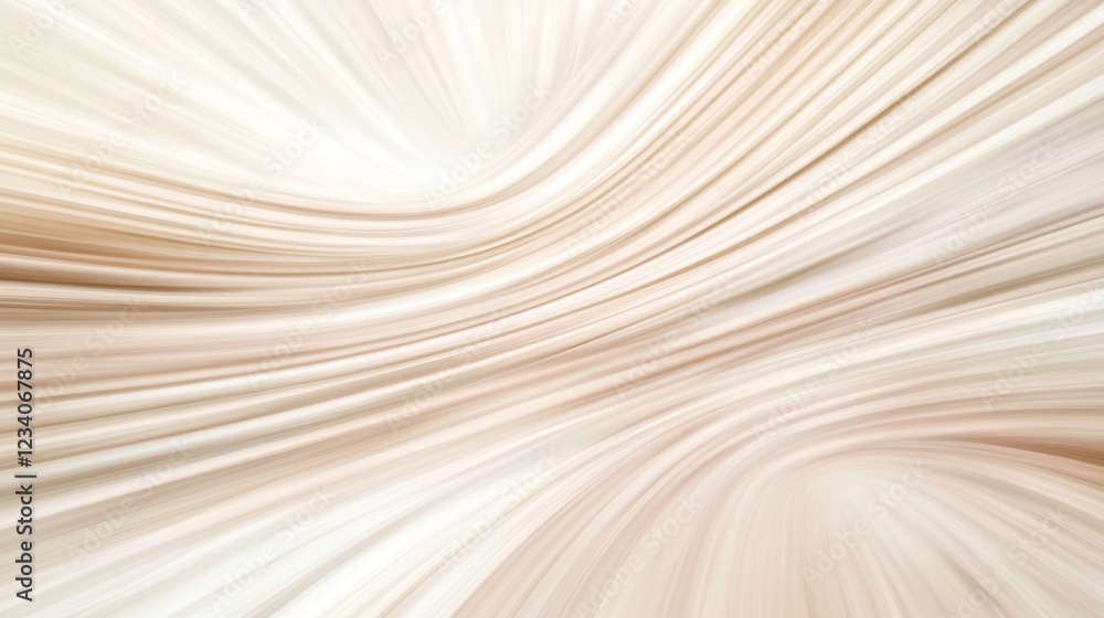 Aufkleber abstract flowing patterns of beige and cream shades creating a soft, serene background