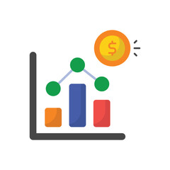Bar Chart vector icon
