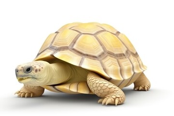 Obraz premium Reptile animal white background wildlife.