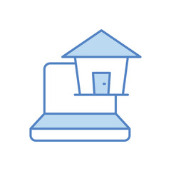 Online Real Estate vector icon