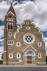 historical Christuskirche Luteran chuch, Windohek, Namibia