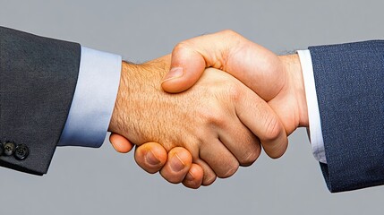 A Firm Handshake: Symbolizing Trust, Partnership and a Successful Business Agreement