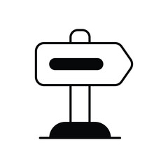 Direction Sign vector icon