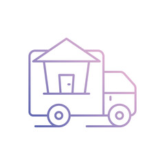 House Delivery vector icon