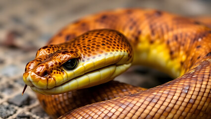 Fototapeta premium Uncovering the Secret Fear of a Snake Shedding Its Skin PNG