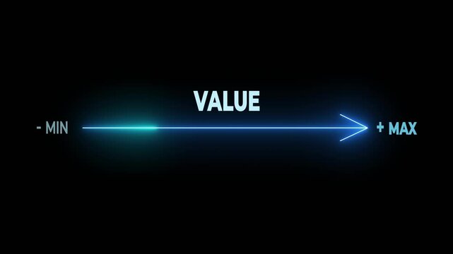 The concept of business value added. increase value, company value add, growth plan on black background. 