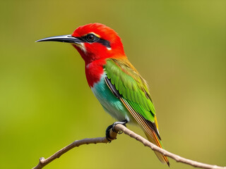 Fototapeta premium red headed bee eater