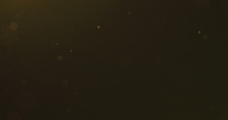 real dust particles floating in air over black background with sunset light