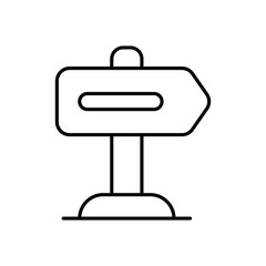 Direction Sign vector icon