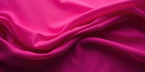 Obraz premium Vibrant pink layered fabric exudes softness; a textured top contrasts its gentle underlayer in a delicate dance of shades