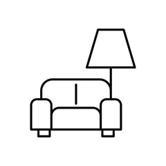 Living Room vector icon