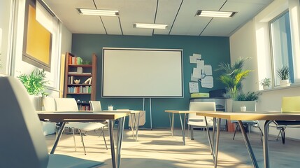 Bright airy home modern conference room bright open professional executive setting modern corporate stylish decor