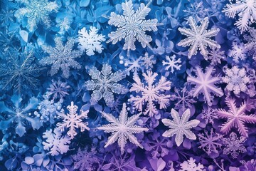 Intricate Ice Crystals Forming A Beautiful Winter Scene