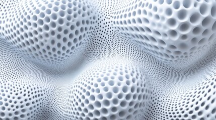 Naklejka premium Abstract 3D rendering of a textured surface with holes.