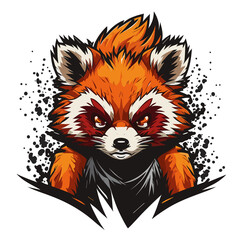 Graffiti Paint Red Panda Creative Inspiration