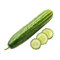 cucumber with transparent background