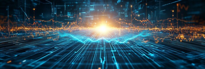 Abstract Technology Background. Big Data, Stream Analytics, Cyberspace, Visualisation, Blockchain.