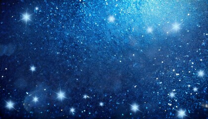 Fototapeta premium キラキラと豪華に光り輝くネイビー色の背景。コピースペースあり。AIで生成