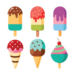 6-different-ice-cream-vector-illustration