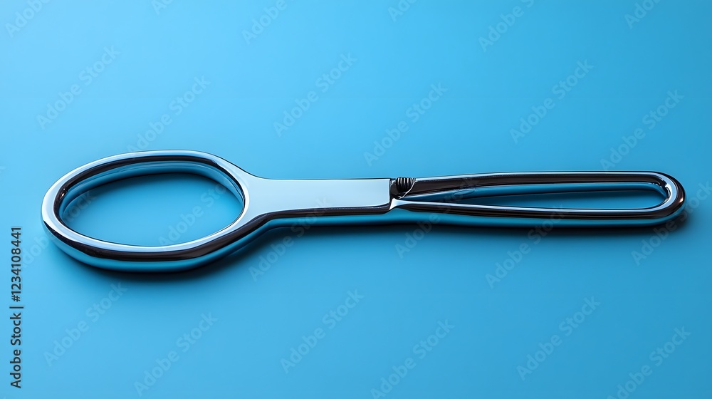 Aufkleber clean surgical retractor isolated on a minimalist background used to hold open an incision during su