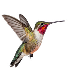 Fototapeta premium A hummingbird on a transparent background PNG 