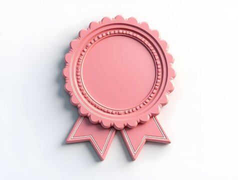 Award badge isolated on white background