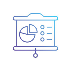 Visual Presentation vector icon