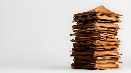 Brown Wood Block Stack Abstract Texture