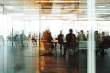 Modern office business meeting person.