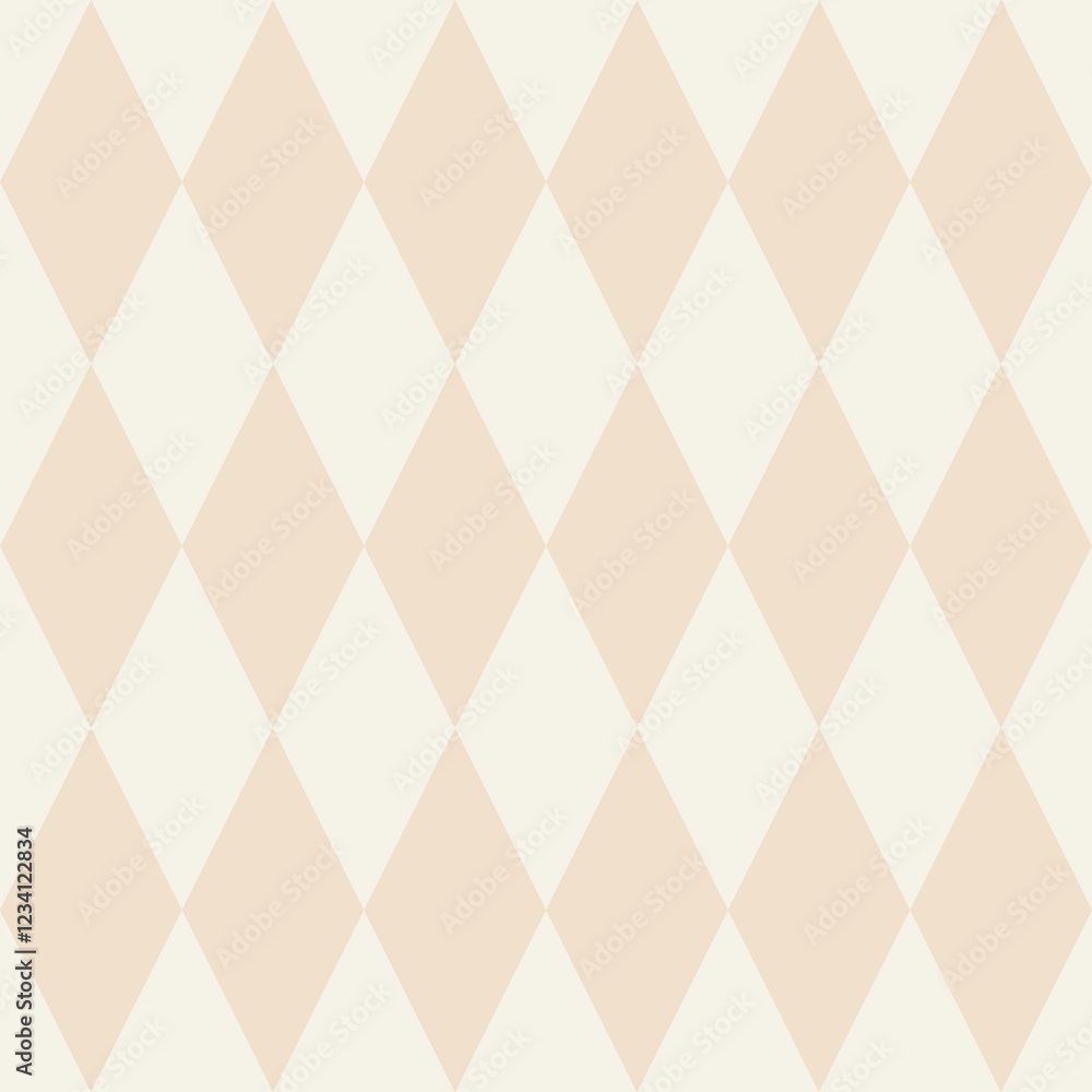 Poster tile vector pattern with beige background