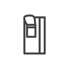 線画工具類関連の単品アイコン　鉋