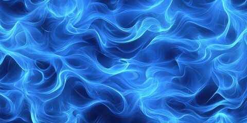 Fototapeta premium Abstract Blue Swirling Energy Flow Design