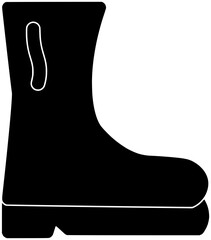 winter illustration snow silhouette shoe logo footwear icon cold outline boot foot white fashion leather shoes boots hiking outdoor shape with vector graphic background