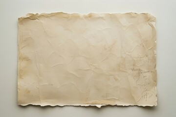 Fototapeta premium Vintage torn parchment paper