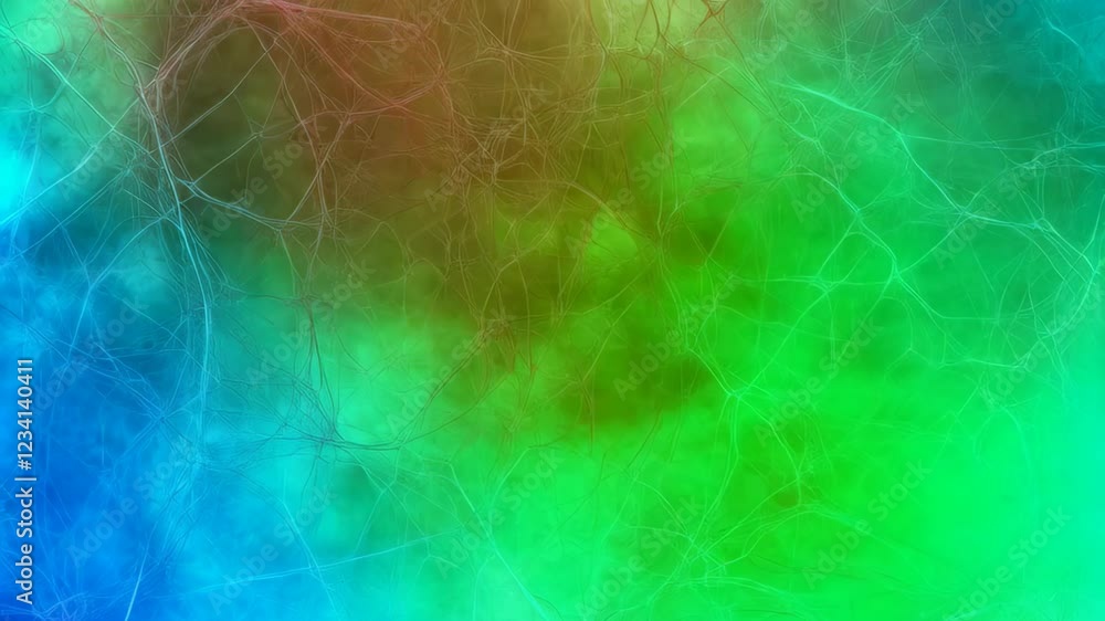 Poster dynamic transition of vibrant abstract colors and textures