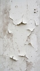 Obraz premium Peeling paint reveals aged texture on a wall.