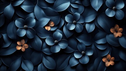 An abstract black floral pattern background that adds depth and sophistication to any design